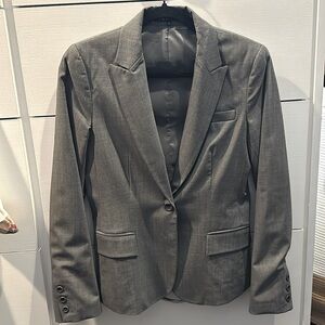 Theory classic gray blazer size 6